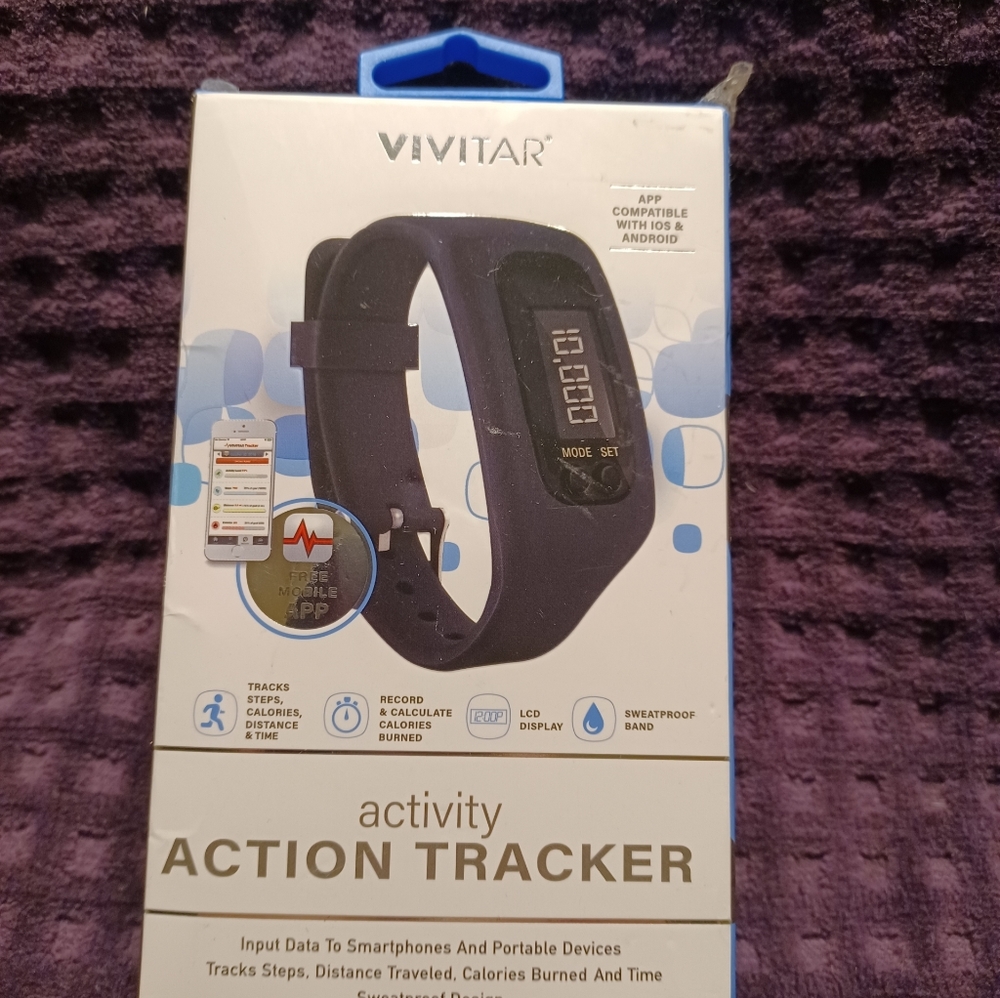 Vivitar Action Tracker iOS/Android compatible